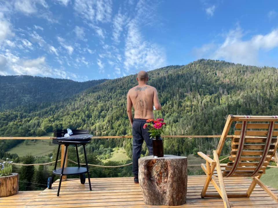Mitarbi Silence - Cozy Holiday Cottages In Mountains ボルジョミ エクステリア 写真